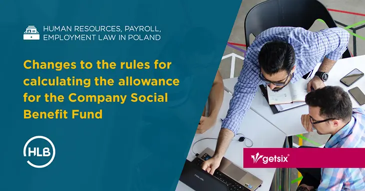 Changes to the rules for calculating the allowance for the Company Social Benefit Fund